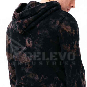 Survêtement décontracté à capuche pour homme, lavage acide, motifs entièrement personnalisables, séchage rapide, respirant, 100 % coton, haute qualité - Product Image 6