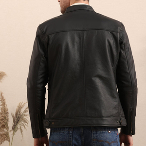 Premium Selling Men's Leather Made Racer <b>Jackets</b> Most Demanding Windproof Midnight <b>Racing</b> <b>Jacket</b> At Wholesale Price - Product Image 3