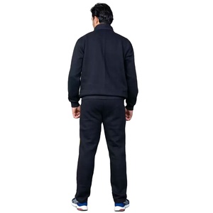 Ensemble survêtement homme personnalisé avec logo, 100 % coton respirant, polaire, sweat à capuche zippé et pantalon de jogging, imprimé, vente en gros - Product Image 5
