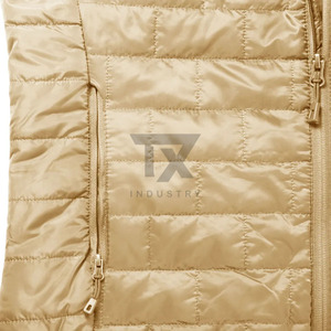Chaleco Acolchado Personalizado |   Chaqueta de Invierno Negra sin Mangas |   Chaleco Térmico Ligero |   Directo de Fábrica - Product Image 5