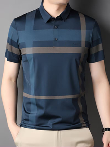 เสื้อโปโลผู้ชายแบบสั่งทำพิเศษ ผ้าฝ้าย ทรงเข้ารูป ระบายอากาศ แห้งเร็ว แขนสั้น ขายส่ง มีไซส์ใหญ่ - Product Image 5