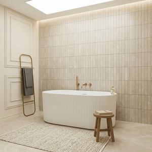 Baignoire autoportante ovale Salvere avec fonction de trempage FW-3307-59, moderne, installation facile, en acrylique, pour appartement - Product Image 5