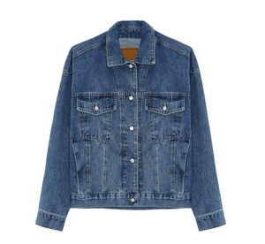 Veste en jean vintage pour homme, décontractée, mode printemps-automne, streetwear, confortable, coupe oversize, vêtement d'extérieur pour homme - Product Image 1