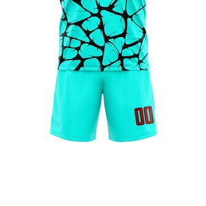 Wholesale Custom Sports Uniform Team Name Logo Print Breathable <b>Waterproof</b> UV Protection Polyester Athletic Soccer Uniform - Product Image 5