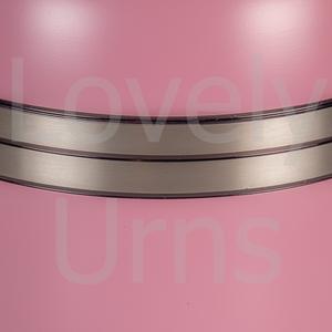 Urna Funeraria Rosa para Cenizas de Adulto, Diseño Tradicional de Tres Líneas, Recuerdo Conmemorativo, Accesorios para Entierro - Product Image 3