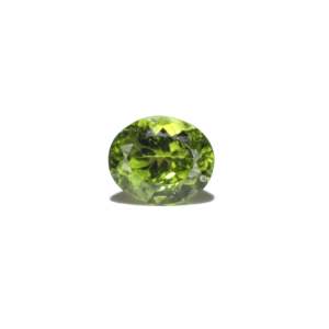 Emerald Cut Peridot Loose Gemstone 8.5 Carat Faceted Fine Jewelry Stone - Product Image 1