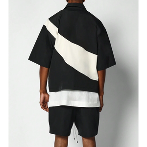 Ensemble coupe-vent personnalisé été short et sweat à capuche pour hommes, survêtement personnalisable en gros pour femmes, ensembles courts pour hommes, vêtements d'entraînement - Product Image 3