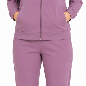 Ensemble de survêtement d'hiver à capuche personnalisé pour homme, en polyester/coton, de haute qualité, fabriqué en usine, nouveau, 2 en 1, écologique - Product Image 4