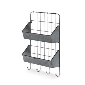 Macetas Redondas Modernas de Metal Negro para Pared, Macetas Colgantes de Hierro para Decoración Interior y Exterior del Hogar, Exhibición de Plantas Montadas en la Pared Estilo Rústico - Product Image 6