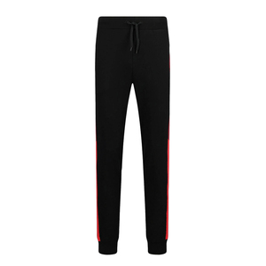 Pantalon de survêtement molletonné personnalisé avec logo pour homme, coupe ample, en coton épais, décontracté, pour le sport et le jogging - Product Image 1