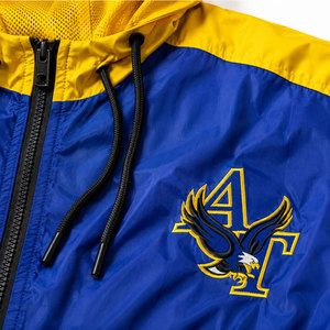Custom <b>Men</b> Sets Two Piece Custom Dtg Print Zip up Nylon Two Piece Joggers Short Set Windbreaker Shorts and <b>Jacket</b> Tracksuit - Product Image 5