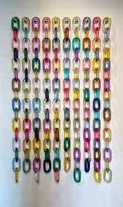 Eslabones de Cadena de Resina Ecológicos Personalizados, Decoración Multiusos para Colgar en la Pared, Proyectos de Bricolaje, Hechos a Mano - Product Image 6