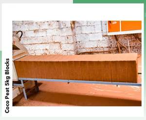 Bloc de tourbe de coco de la meilleure qualité 5kg ou substrat de qualité supérieure sous forme de bloc pour les planteurs de fraises - Product Image 3