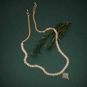 Collar de Diamantes Cultivados en Laboratorio con Corte Geométrico, Oro Sólido de 14K, Joyería de Lujo para Novia, Certificado IGI, Corte Brillante, Unisex - Product Image 5