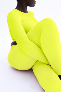 Leggings de yoga taille haute personnalisés pour femmes, doux et ajustés, pour la course, le fitness et l'entraînement, vêtements de sport athlétiques - Product Image 2