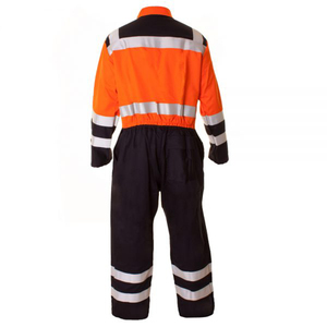 2026 Hi Vis Reflective Work Coverall <b>Men</b> Safety Industrial Coverall Flame Resistant Mechanic <b>Overall</b> Uniform - Product Image 2