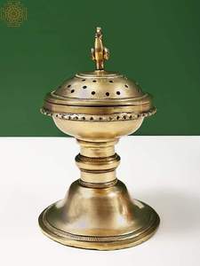 Best Quality Modern Style Metal Incense Burner Set Eco-Friendly Hand-made High-quality Aromatic All-Season <b>Home</b> Bakhoor - Product Image 5