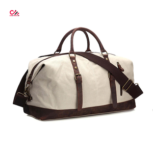 New Design 100% High Quality Genuine <b>Leather</b> Duffle Bag <b>Large</b> Capacity Lightweight Durable for Travel and Outdoor Use - Product Image 1
