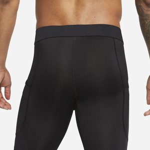 Shorts de compression taille haute pour homme, couleur unie, style sportif, séchage rapide, en tissu tricoté élastique en spandex et polyester - Product Image 1