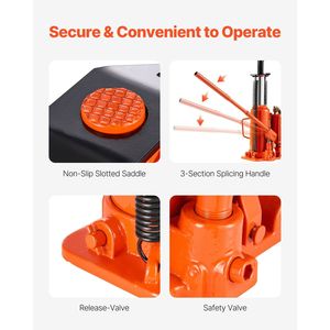 12 Ton manuale pompa a mano idraulico presa Auto per riparazione Auto Jack bottiglia d'aria per uso automobilistico - Product Image 6