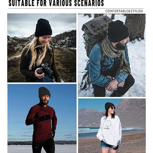 Gorros de Lana Personalizados con Nuevo Diseño, de Alta Calidad, los Más Vendidos, 100% Lana, Suaves para Uso Diario, con Bordado Jacquard - Product Image 6