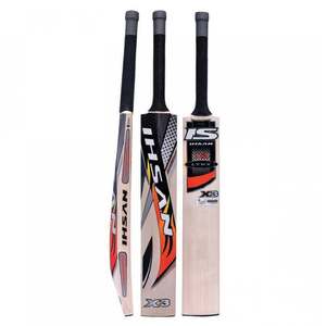 Bate de críquet ihsan sports lynx x3 English Willow con funda protectora, cubierta de burbujas, agarre adicional y lámina anti-desgaste, todo incluido. - Product Image 1