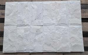 High Class Eco-friendly Natural Split Yellow <b>White</b> Marble Waterproof Wall Cladding <b>Panels</b> 5-year Warranty for Modern - Product Image 2