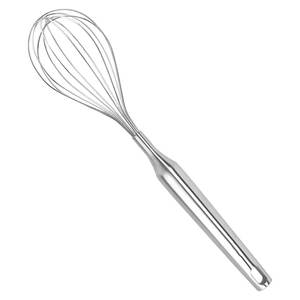 Fouet de cuisine en acier inoxydable durable, faible MOQ, stock disponible, multi-usages, fouet personnalisé sur mesure - Product Image 1
