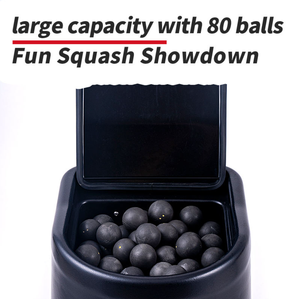 Machine à squash neuve et originale, balle d'exercice en ABS noir S336A, durable pour usage domestique et extérieur - Product Image 2