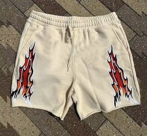 <b>Men</b> Woolen <b>Jeans</b> Shorts Front Logo Washed Distressed Casual Summer Streetwear Sporty Anti-Wrinkle Short Pants ODM Supplier - Product Image 6