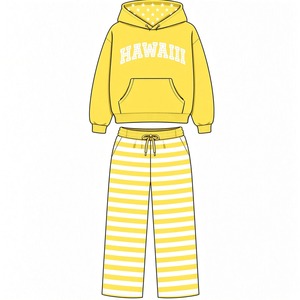 Ensemble de survêtement de luxe 2 pièces pour femme, chaud et respirant, en coton 100% écologique, avec capuche et élastique, idéal pour l'hiver et le jogging - Product Image 4