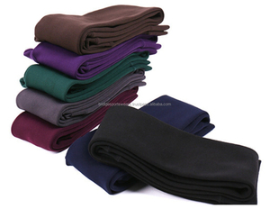 Leggings de yoga pour femmes, taille mi-haute, en polaire vintage, longueur genou, couleur unie, tricotés, grande taille, chauds pour l'hiver - Product Image 4