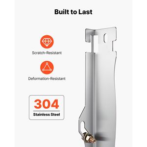 2pcs Stainless Steel Heavy Duty Wheel Alignment Tool with Accurate 2 Measuring <b>Tapes</b> Automotive <b>Toe</b> Alignment Plates - Product Image 5