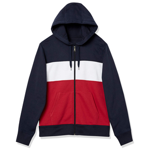 Sweat à capuche zippé élégant pour homme, fermeture éclair intégrale, tissu doux, coupe confortable, idéal pour les tenues décontractées et l'usage quotidien. - Product Image 1