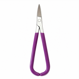 Tijeras de corte de precisión para joyería, herramienta de corte lateral con hoja afilada, mango morado para manualidades DIY - Product Image 6