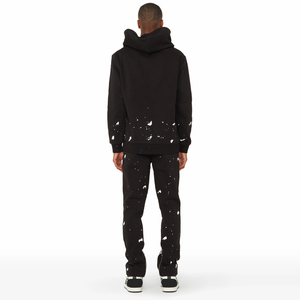 2025 Custom Streetwear Premium Quality Bulk Quantity Quick Dry Sporty Autumn <b>Men</b> <b>Flare</b> Tracksuit Regular Fit Fleece Polyester - Product Image 4