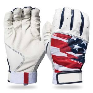 Guantes de Bateo de Béisbol de Cuero Antideslizantes con Logotipo y Diseño Personalizados, Calidad Profesional, Guantes Premium con Dedos Separados - Product Image 3