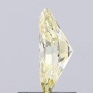 Diamant synthétique de qualité supérieure, de forme ovale, jaune, cultivé en laboratoire, pierre brute, haute clarté, facetté - Product Image 2