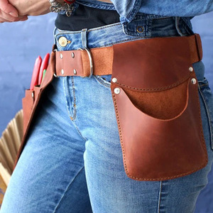 Ceinture porte-outils en cuir pour fleuriste, logo personnalisé, vente en gros, OEM, multi-poches, durable, organisateur de jardinage, qualité supérieure, à vendre - Product Image 4