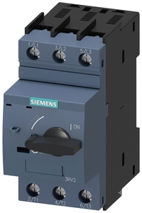 Disjoncteur de protection moteur 3RV2, 3 pôles, 690 VAC, 100 kA, thermique magnétique, MCB pour contrôle industriel - Product Image 1
