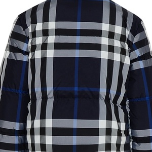 Women Winter Plaid <b>Quilted</b> Puffer <b>Jacket</b> Stand Collar Full Sleeve Short Length Thick Warm Coat Polyester Wadding Zipper Closure - Product Image 5
