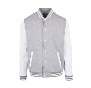 High Quality Custom Varsity Jacket for Men Wholesale Casual Sport Cotton Fleece with Hood Reversible - Product Image 3