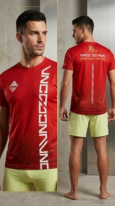 เสื้อวิ่งมาราธอน เสื้อกีฬาแห้งเร็ว สำหรับการแข่งขันในชุมชน - Product Image 4