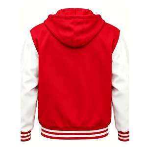 Hooded Baseball Uniform, Western Classic Style School Uniforms And Team <b>Kits</b>, Comfortable to Wear Varsity Jacket - Product Image 2