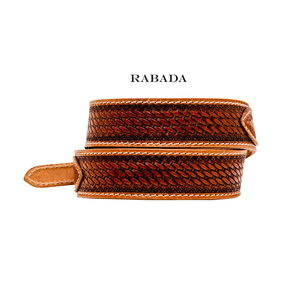 เข็มขัดคาดเอวหนังวัวแท้แบบตะวันตกเข็มขัดมือทาสีลายดอกไม้ทำมือเข็มขัดคาดเอวหนังเครื่องมือจริงทำด้วยมือ - Product Image 2