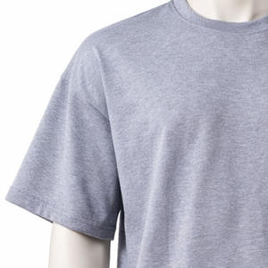 T-shirt Homme Personnalisé avec Logo, Coupe Ample, Épaules Tombantes, Manches Courtes, Col Rond, en Coton Jersey Lourd - Product Image 2