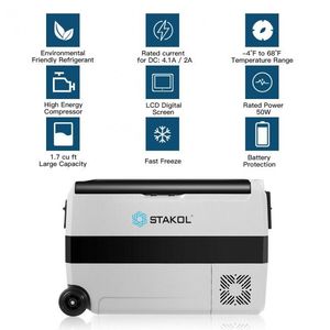 Frigorifero Elettrico Portatile da 53 Quarti per Auto, Frigo Elettrico per Veicoli per un Uso Conveniente - Product Image 4