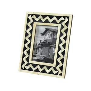 Cadre photo en bois de luxe écologique avec incrustations en os, décoration d'intérieur de luxe - Product Image 6