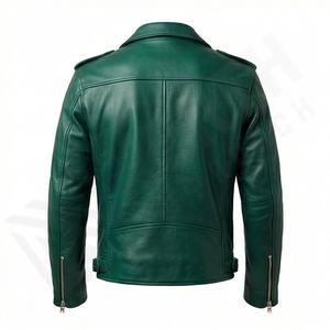 Veste de moto en cuir véritable pour homme de qualité supérieure, nouvelle arrivée, vestes de moto d'hiver, protections amovibles, personnalisables - Product Image 2