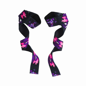 Lifting Wrist <b>Straps</b> for Weightlifting Custom Printed Gym Strength Training Neoprene Padded Wrist Support Deadlift <b>Strap</b> - Product Image 4